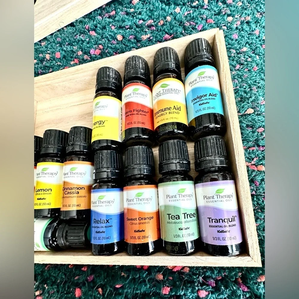 Plant Therapy NWT 7 & 7 Essential Oils Set (2 missing)